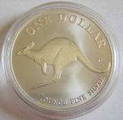 Australia 1 Dollar 1998 Kangaroo 1 Oz Silver