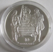 Barbados 10 Dollars 1991 500 Jahre Amerika Santa Maria