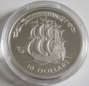 Belize 10 Dollars 1995 Schiffe Karacke