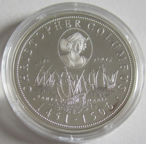 Somalia 150 Shillings 2000 Ships Christopher Columbus Silver
