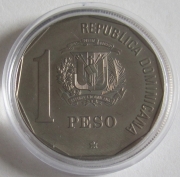 Dominikanische Republik 1 Peso 1990 500 Jahre Amerika...