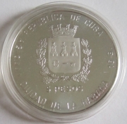 Cuba 5 Pesos 1989 Football World Cup in Italy Silver