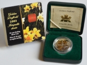 Canada 50 Cents 2003 Golden Daffodil Silver