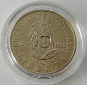 USA 1/2 Dollar 1989 200 Jahre Kongress BU