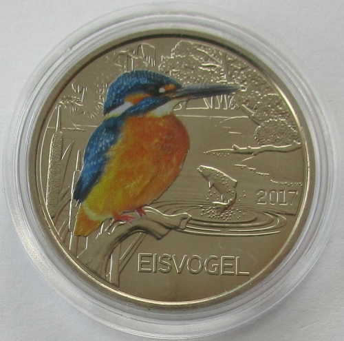 Österreich 3 Euro 2017 Tiere Eisvogel