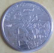 Austria 10 Euro 2011 Legends "Der Liebe Augustin" Silver BU