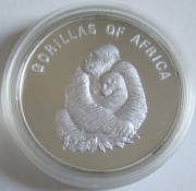 Uganda 1000 Shillings 2003 Wildlife Gorilla #2