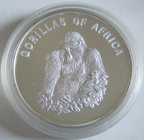 Uganda 1000 Shillings 2003 Wildlife Gorilla #3