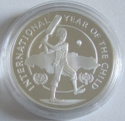 Jamaica 10 Dollars 1979 Year of the Child Silver