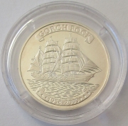 Togo 500 Francs 2000 Ships Gorch Fock Silver