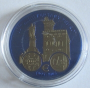 Liberia 5 Dollars 2005 10 Jahre Euro San Marino