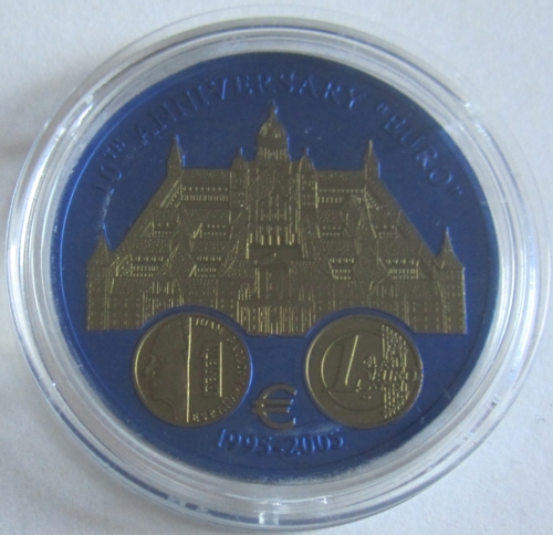 Liberia 5 Dollars 2005 10 Jahre Euro Spanien