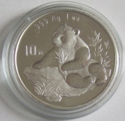China 10 Yuan 1998 Panda Shenyang Mint (Großes Datum)