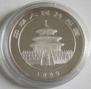 China 10 Yuan 1999 Panda Shenyang Mint (Großes Datum)