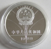 China 5 Yuan 1988 Olympia Seoul Fechten