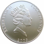 Cook Islands 10 Cents 2012 Bounty 1/10 Oz Silver