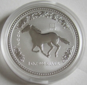 Australien 1 Dollar 2002 Lunar I Pferd