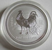 Australien 1 Dollar 2005 Lunar I Hahn