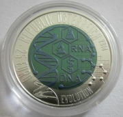 Austria 25 Euro 2014 Evolution Silver Niobium