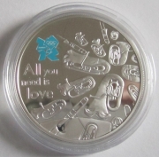 United Kingdom 5 Pounds 2010 Olympics London Music Silver