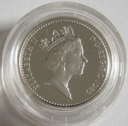 United Kingdom 1 Pound 1985 Wales Leek Silver Proof