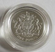 Großbritannien 1 Pound 1983 Königliches Wappen...