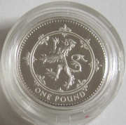 United Kingdom 1 Pound 1994 Scotland Lion Silver Proof