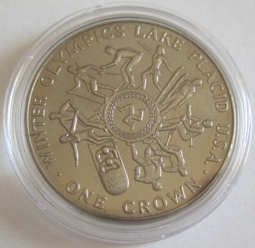 Isle of Man 1 Crown 1980 Olympia Lake Placid