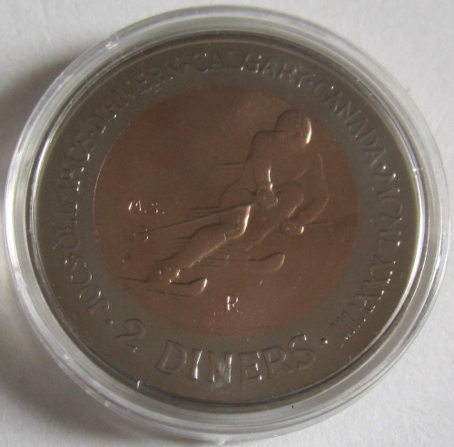 Andorra 2 Diners 1985 Olympics Calgary Alpine Skiing
