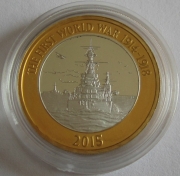 United Kingdom 2 Pounds 2015 100 Years World War I Royal Navy Silver Proof