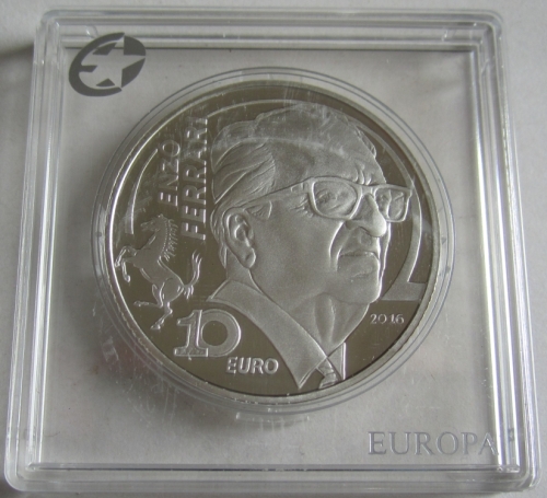 Italien 10 Euro 2016 Europastern Enzo Ferrari (lose)