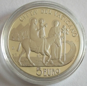 Vatican 5 Euro 2010 World Day of Migrants & Refugees Silver
