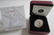 Canada 3 Dollars 2013 Hummingbird with Morning Glory Silver