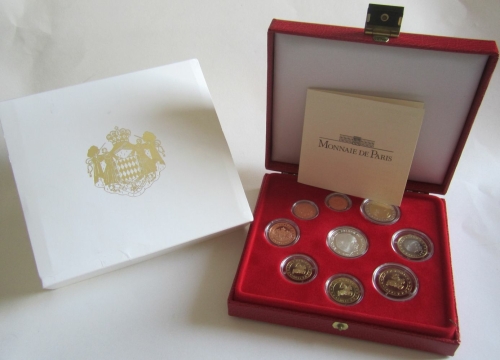Monaco Proof Coin Set 2004