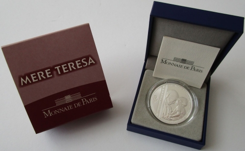 France 10 Euro 2010 Mother Teresa Silver