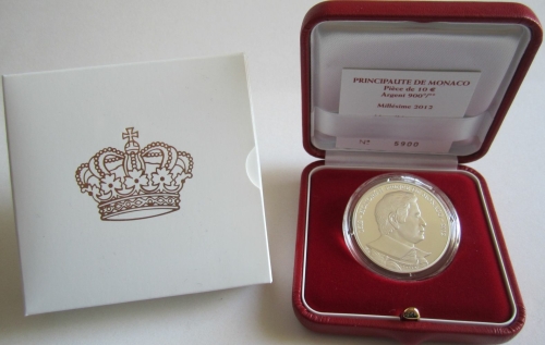 Monaco 10 Euro 2012 Prince Honoré II.