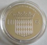 Monaco 10 Euro 2012 Prince Honoré II Silver