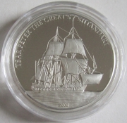 Palau 5 Dollars 2006 Schiffe Shtandart von Peter dem Großen