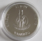 Vanuatu 20 Vatu 2015 Ships Mayflower Silver