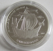 Togo 1000 Francs 2007 Ships Hanse Cog Silver