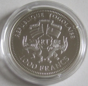 Togo 1000 Francs 2007 Ships Hanse Cog Silver