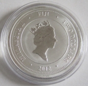 Fiji 2 Dollars 2012 Taku 1 Oz Silver