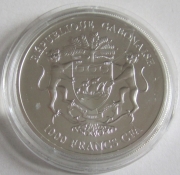 Gabun 1000 Francs 2012 Springbock