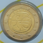 Slovakia 2 Euro 2009 10 Years EMU BU