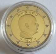 Monaco 2 Euro 2010 Prince Albert II Proof