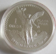 Mexico Libertad 1 Oz Silver 1991 Proof