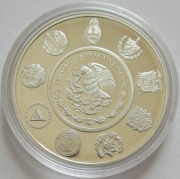 Mexico 5 Pesos 2008 Ibero-America Olympics Ulama Silver
