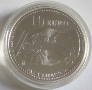 Spain 10 Euro 2005 Eurostar 60 Years World War II Silver