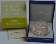 France 1.50 Euro 2004 Monuments Palais des Papes in Avignon Silver