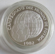 Panama 5 Balboas 1982 Football World Cup in Spain Silver